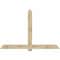 Ekena Millwork Eugene Rough Sawn Timber Gable Bracket, Douglas Fir, 84"W x 56"H x 2"D x 6"F, 16/12 Pitch GBW084X56X0206EUG00RDF - alternate 1
